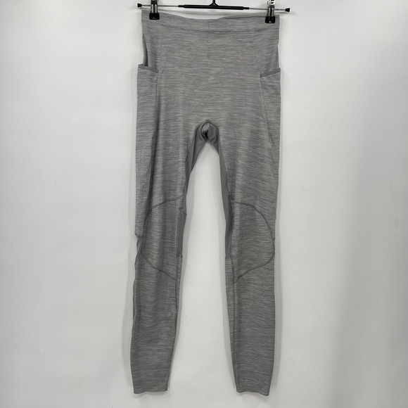 Lululemon Mens Surge Tight grayCompression Workout Pant Tights Sz S